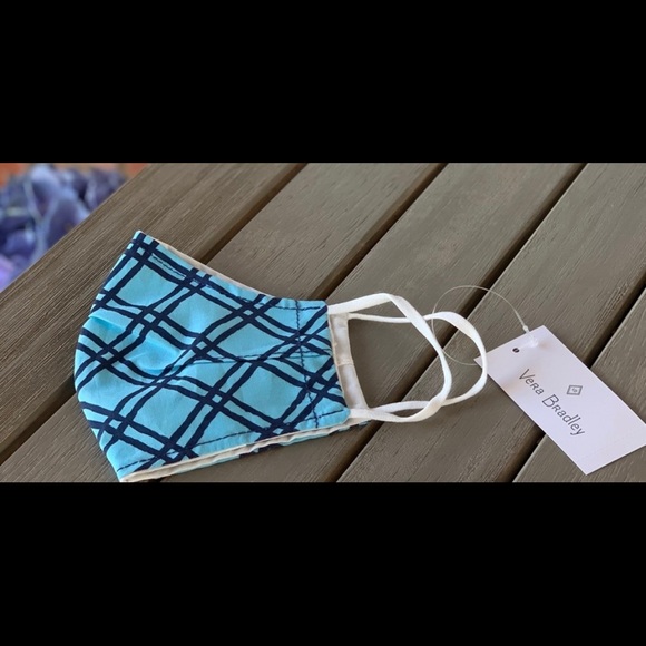 Vera Bradley Face Cotton Mask with filter pocket - Picture 2 of 2